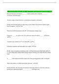 BIOLOGY 116 Exam Questions And Answers