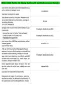 WGU D236-Patho OA Study Guide with Verified Answers Rated A
