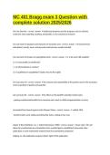 MC 401 Bragg exam 3 Question with complete solution 2025&sol;2026