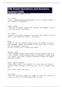 CNL Exam Questions and Answers Updated 2026