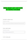 UMO QUESTIONS AND CORRECT ANSWERS