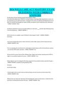 2026 WELLCARE ACT MASTERY EXAM WITH CORRECT ANSWERS