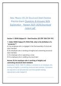 New Mexico GS 24 Structural Steel Erection Practice Exam Questions & Answers With Explanation   Newest 2025-2026&period;Download instant pdf &period;