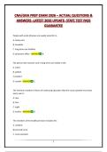 CNA&sol;GNA PREP EXAM 2026 &ndash; ACTUAL QUESTIONS & ANSWERS -LATEST 2026 UPDATE- STATE TEST PASS GUARANTEE