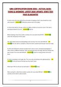  GNA CERTIFICATION EXAM 2026 &ndash; ACTUAL QUESTIONS & ANSWERS -LATEST 2026 UPDATE- STATE TEST PASS GUARANTEE