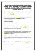 NR 508 NP ADVANCED PHARMACOLOGY EXAM 2 -CHAMBERLAIN COLLEGE OF NURSING - ACTUAL EXAM QUESTIONS & DETAILED ANSWERS -LATEST UPDATED 2026 CONTENT- 95&percnt; PASS GUARANTEE