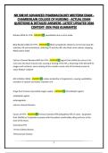 NR 508 NP ADVANCED PHARMACOLOGY MIDTERM EXAM -CHAMBERLAIN COLLEGE OF NURSING - ACTUAL EXAM QUESTIONS & DETAILED ANSWERS -LATEST UPDATED 2026 CONTENT- 95&percnt; PASS GUARANTEE
