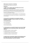Midterm oefenvragen consument en marketing boek