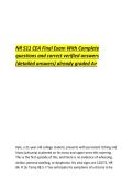 NR 511 CEA Final Exam With Complete  questions and correct verified answers  &lpar;detailed answers&rpar; already graded A&plus; 
