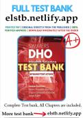 Test Bank for DHO Health Science 9th Edition by Simmers &vert; Complete Chapters with Answers