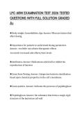 LPC 68W EXAMINATION TEST 2026 TESTED QUESTIONS WITH FULL SOLUTION GRADED A&plus;