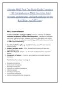 Ultimate AMLS Post Test Study Guide 2 versions &colon; 100 Comprehensive MCQ Questions&comma; Bold Answers&comma; and Detailed Clinical Rationales for the 4th Edition NAEMT Exam 