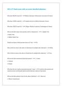 MLA-T final exam with accurate detailed solutions