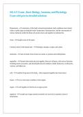 MLA-T Exam-&comma; Basic Biology&comma; Anatomy&comma; and Physiology Exam with precise detailed solutions