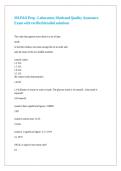 MLPAO Prep - Laboratory Math and Quality Assurance Exam with verified detailed solutions