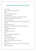 MLPAO Final Exam with accurate detailed solutions