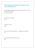 MLPAO preparation - Histology and Cytology Exam with accurate detailed solutions