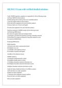 MLPAO 3 Exam with verified detailed solutions