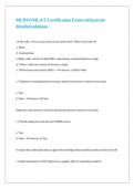 MLPAO MLA-T Certification Exam with precise detailed solutions
