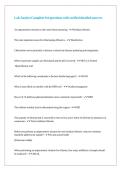 Lab Analyst Complete Set questions with verified detailed answers