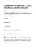 ATI RN MATERNAL NEWBORN PRACTICE 209 A 2026 PRACTICE TEST WITH SOLUTIONS