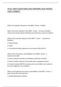 M-SLC ABCP QUESTIONS AND ANSWERS 2026 UPDATE 100&percnt; CORRECT&period;