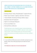 APHON EXAM PRACTICE QUESTIONS FOR ACTUAL EXAMS AND  100&percnt; CORRECT ANSWERS VERIFIED &vert; FULL EXAM PREP TESTBANK  &vert; INSTANT PDF DOWNLOAD &vert; GUARANTEED PASS 