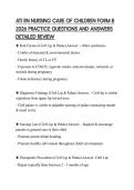ATI RN NURSING CARE OF CHILDREN FORM B 2026 PRACTICE QUESTIONS AND ANSWERS DETAILED REVIEW