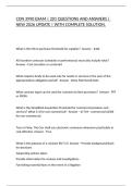 CON 3990 EXAM &vert; 201 QUESTIONS AND ANSWERS &vert; NEW 2026 UPDATE &vert; WITH COMPLETE SOLUTION&period;