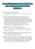 ATLS COMPREHENSIVE STUDY GUIDE 2026 FULL QUESTIONS AND SOLUTIONS GRADED A&plus;