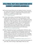 ATLS FINAL TEST 2026 QUESTIONS WITH CORRECT ANSWERS GRADED A&plus;