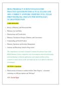 HOSA PHARMACY SCIENCE EXAM GUIDE  PRACTICE QUESTIONS FOR ACTUAL EXAMS AND  100&percnt; CORRECT ANSWERS VERIFIED &vert; FULL EXAM  PREP TESTBANK &vert; INSTANT PDF DOWNLOAD &vert;  GUARANTEED PASS 