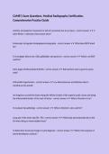 CAMRT&comma; Exam Questions&comma; Medical Radiography Certification&comma; Comprehensive Practice Guide