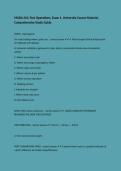 MARA 416&comma; Port Operations&comma; Exam 1&comma; University Course Material&comma; Comprehensive Study Guide