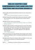 HIEU 201 CHAPTER 4 QUIZ COMPREHENSIVE STUDY GUIDE 2026 FULL QUESTIONS AND SOLUTIONS GRADED A&plus;