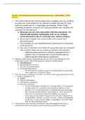NR 603 - CEA Respiratory Practice Questions and Answers &vert; 2026 Update &vert; 100&percnt; Correct&period;