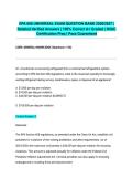 EPA 608 CERTIFICATION CORE PRACTICE TEST PACKAGE DEAL 2026&sol;2027 &vert; Multiple Versions with 100&percnt; Correct Answers &vert; Section 608 Exam Prep &vert; Pass Guaranteed - A&plus; Graded