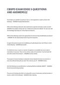 CBSPD EXAM EDGE 5 QUESTIONS AND ANSWERS