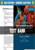MCCANCE PATHOPHYSIOLOGY BIOLOGIC BASIS FOR DISEASE 9TH EDITION Test Bank Complete Verified Study Pack for Exam Preparation and Revision Updated 2026&ndash;2027 Edition