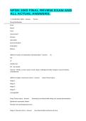 NFDN 1002 FINAL REVIEW EXAM AND ALL ACTUAL ANSWERS&period;