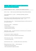  NFDN 1002 Unit 2 review Questions and Correct Answers&period;
