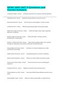 NFDN 1002 UNIT 9 Questions and Correct Answers&period;