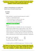 SUCCESS IN PRACTICAL VOCATIONAL NURSING 9TH EDITION Test Bank Complete Verified Study Pack for All Chapters Exam Preparation and Revision Updated 2026&ndash;2027 Edition