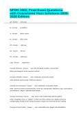 NFDN 1002&comma; Final Exam Questions with Guaranteed Pass Solutions 2025-2026 Edition&period;