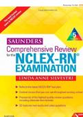Silvestri Saunders Comprehensive Review NCLEX RN Pharmacology 5th Edition Questions and Answers High Yield Exam Preparation Resource for Pharmacology and Drug Mastery Updated 2026&ndash;2027 Edition