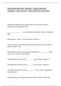 LASER HAIR REMOVAL TRAINING &vert; QUESTIONS AND ANSWERS &vert; 2026 UPDATE &vert; WITH COMPLETE SOLUTION&period;