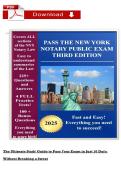 New York Notary Practice 1 with verified questions and answers