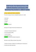 CSLB Practice Test 2026&sol;2027 Complete Exam Material with Authentic Questions and Answers