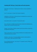 Marketing MKT 100 Exam 1 Study Guide and Practice Questions