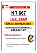 NR 667 Final Exam Exam-Style Questions &lpar;2026&rpar; &vert; Chamberlain FNP &ndash; Actual Questions and Answers &lpar;PDF&rpar;
